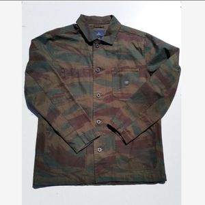 Roark Men's LARGE Atlas Camo Waxed Cotton Chore Jacket